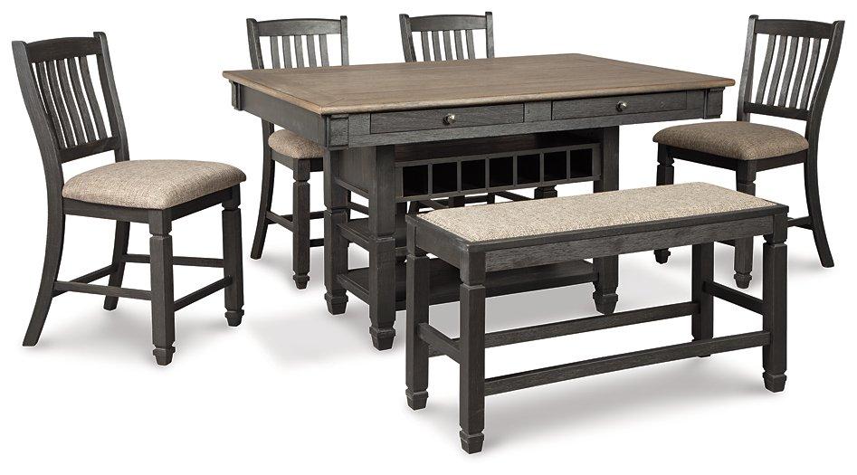 Tyler Creek Counter Height Dining Set - Golden Home Furniture (Columbus, OH) - Multi Location