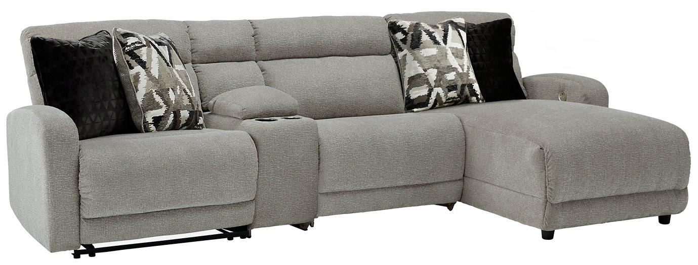 Colleyville Power Reclining Sectional with Chaise - Golden Home Furniture (Columbus, OH) - Multi Location