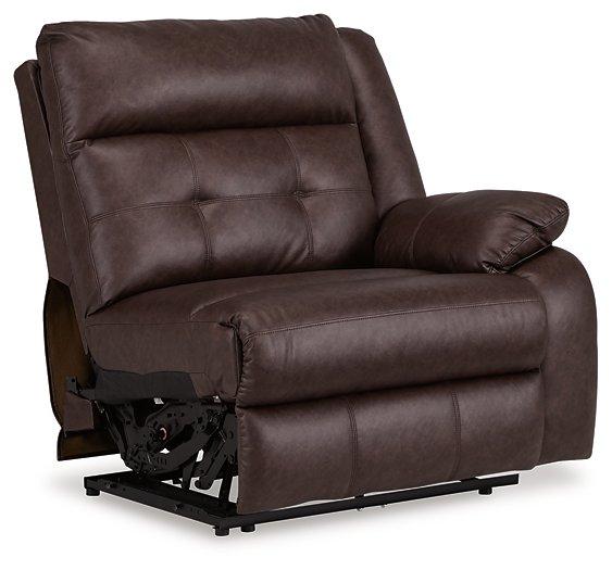Punch Up Power Reclining Sectional Loveseat with Console - Golden Home Furniture 