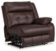 Punch Up Power Reclining Sectional Loveseat with Console - Golden Home Furniture 