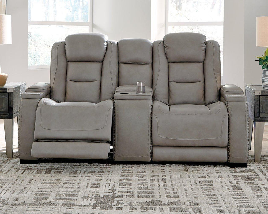 The Man-Den Living Room Set - Golden Home Furniture (Columbus, OH) - Multi Location