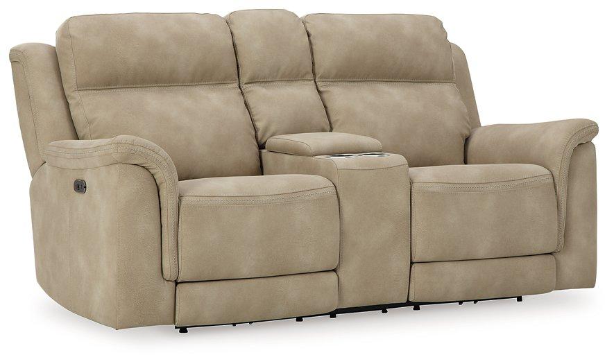 Next-Gen DuraPella Power Reclining Loveseat with Console - Golden Home Furniture (Columbus, OH) - Multi Location