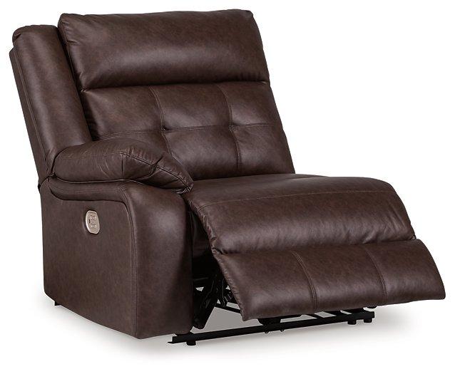 Punch Up Power Reclining Sectional Loveseat with Console - Golden Home Furniture 