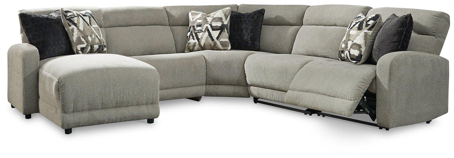 Colleyville Power Reclining Sectional with Chaise - Golden Home Furniture (Columbus, OH) - Multi Location