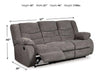 Tulen Reclining Sofa - Golden Home Furniture (Columbus, OH) - Multi Location