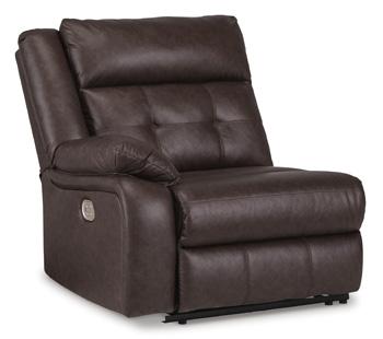 Punch Up Power Reclining Sectional Loveseat with Console - Golden Home Furniture 