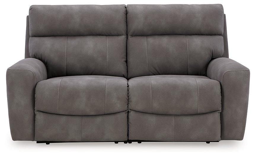 Next-Gen DuraPella Power Reclining Sectional Loveseat - Golden Home Furniture (Columbus, OH) - Multi Location