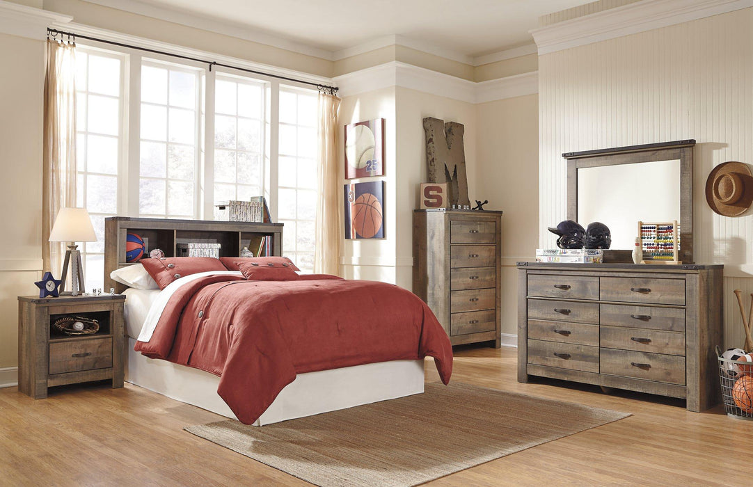 Trinell Bed with Storage - Golden Home Furniture 