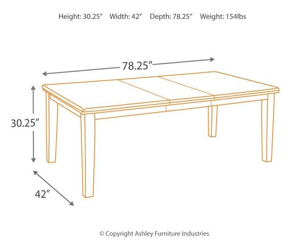 Haddigan Dining Set - Golden Home Furniture (Columbus, OH) - Multi Location