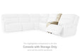 Double Deal Reclining Sectional with Console - Golden Home Furniture (Columbus, OH) - Multi Location