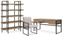 Montia Home Office Set - Golden Home Furniture (Columbus, OH) - Multi Location