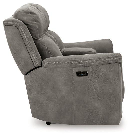 Next-Gen DuraPella Power Reclining Loveseat with Console - Golden Home Furniture (Columbus, OH) - Multi Location