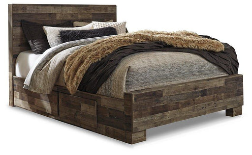 Derekson Bed with 2 Side Storage - Golden Home Furniture 