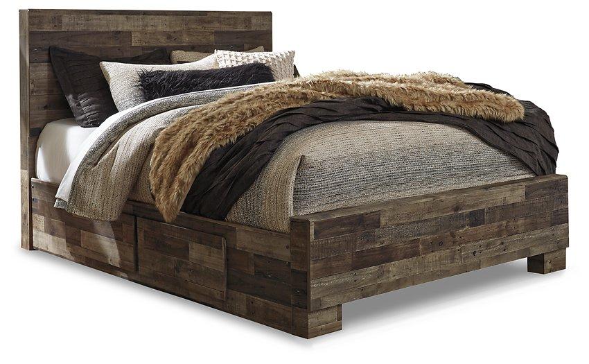 Derekson Bed with 2 Side Storage - Golden Home Furniture 