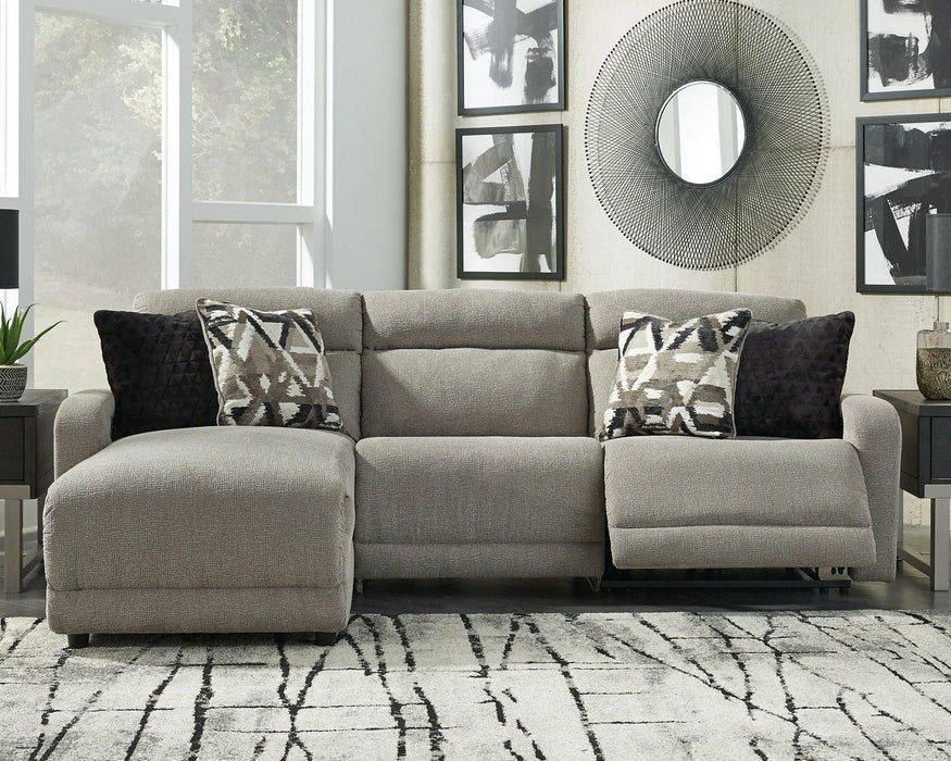 Colleyville Power Reclining Sectional with Chaise - Golden Home Furniture (Columbus, OH) - Multi Location