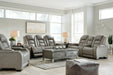 The Man-Den Living Room Set - Golden Home Furniture (Columbus, OH) - Multi Location