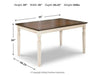 Whitesburg Dining Set - Golden Home Furniture (Columbus, OH) - Multi Location