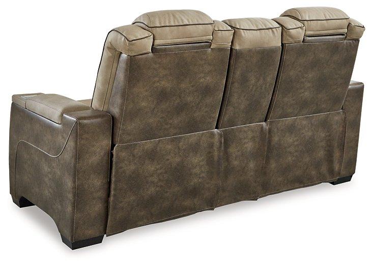 Next-Gen DuraPella Power Reclining Loveseat with Console - Golden Home Furniture (Columbus, OH) - Multi Location