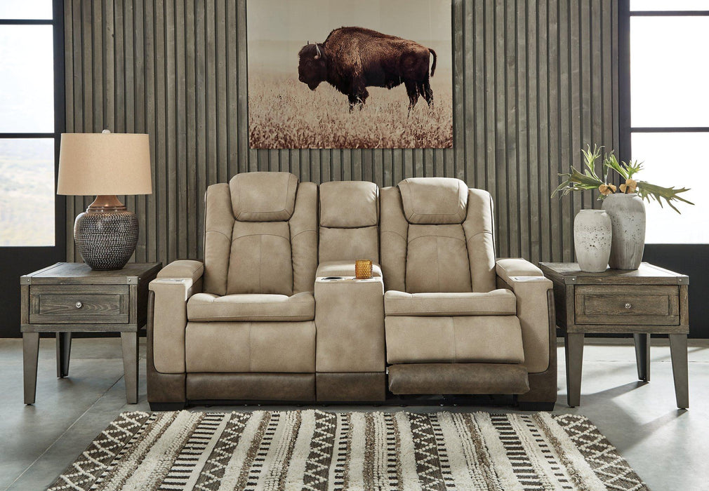 Next-Gen DuraPella Power Reclining Loveseat with Console - Golden Home Furniture (Columbus, OH) - Multi Location