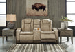 Next-Gen DuraPella Power Reclining Loveseat with Console - Golden Home Furniture (Columbus, OH) - Multi Location