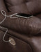Punch Up Power Reclining Sectional Loveseat with Console - Golden Home Furniture 