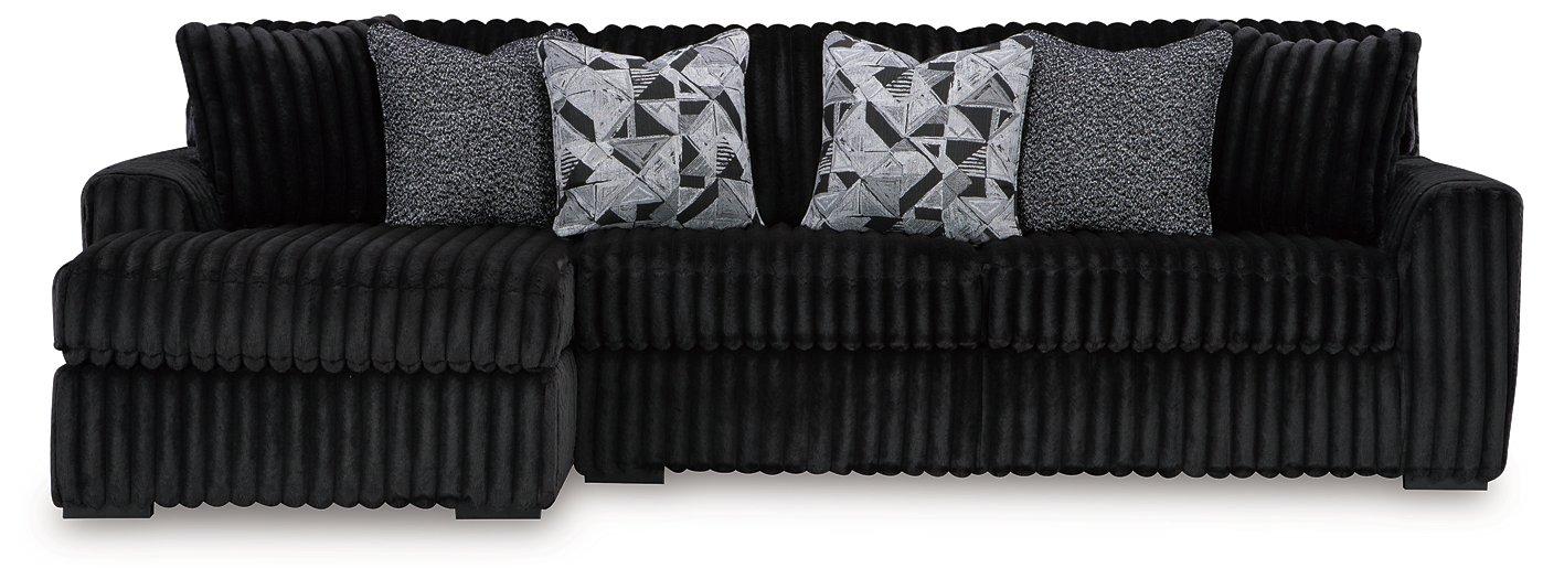 Midnight-Madness Sectional Sofa with Chaise - Golden Home Furniture (Columbus, OH) - Multi Location