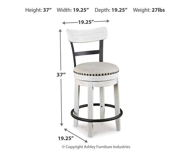 Valebeck Counter Height Bar Stool - Golden Home Furniture 