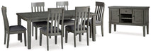 Hallanden Dining Room Set - Golden Home Furniture (Columbus, OH) - Multi Location