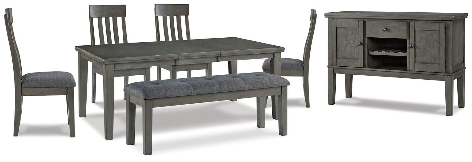 Hallanden Dining Room Set - Golden Home Furniture (Columbus, OH) - Multi Location