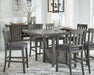 Hallanden Counter Height Dining Room Set - Golden Home Furniture (Columbus, OH) - Multi Location