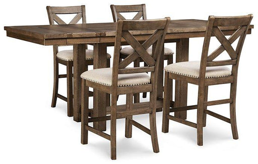 Moriville Counter Height Dining Set - Golden Home Furniture (Columbus, OH) - Multi Location