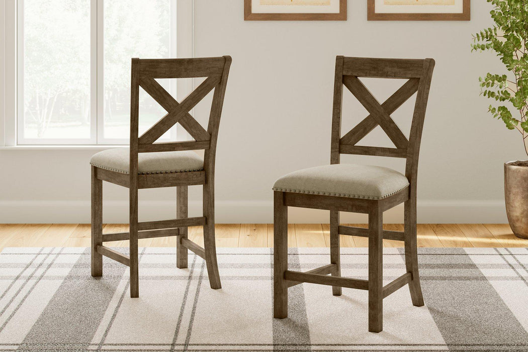 Moriville Counter Height Dining Set - Golden Home Furniture (Columbus, OH) - Multi Location