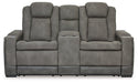 Next-Gen DuraPella Power Reclining Loveseat with Console - Golden Home Furniture (Columbus, OH) - Multi Location