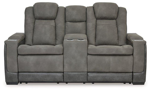 Next-Gen DuraPella Power Reclining Loveseat with Console - Golden Home Furniture (Columbus, OH) - Multi Location