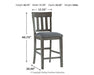 Hallanden Counter Height Dining Room Set - Golden Home Furniture (Columbus, OH) - Multi Location