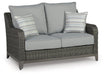 Elite Park Outdoor Loveseat, Lounge Chairs and Cocktail Table - Golden Home Furniture (Columbus, OH) - Multi Location
