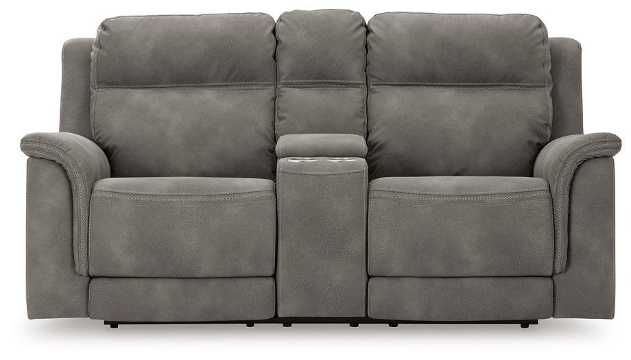 Next-Gen DuraPella Power Reclining Loveseat with Console - Golden Home Furniture (Columbus, OH) - Multi Location