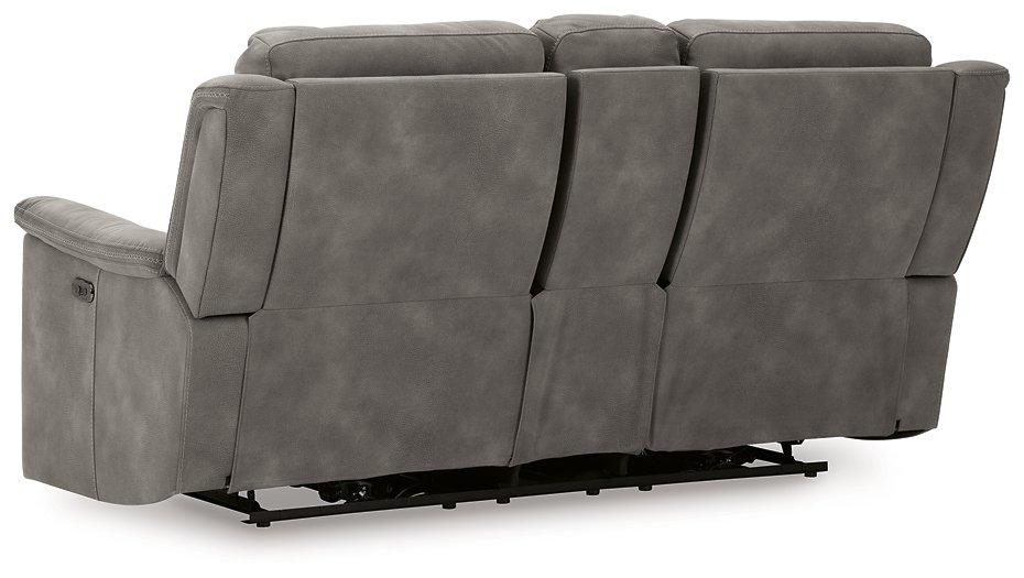 Next-Gen DuraPella Power Reclining Loveseat with Console - Golden Home Furniture (Columbus, OH) - Multi Location