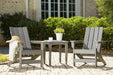Visola Outdoor Adirondack Chair Set with End Table - Golden Home Furniture (Columbus, OH) - Multi Location