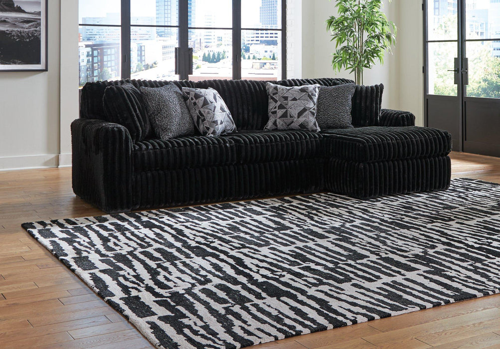 Midnight-Madness Sectional Sofa with Chaise - Golden Home Furniture (Columbus, OH) - Multi Location