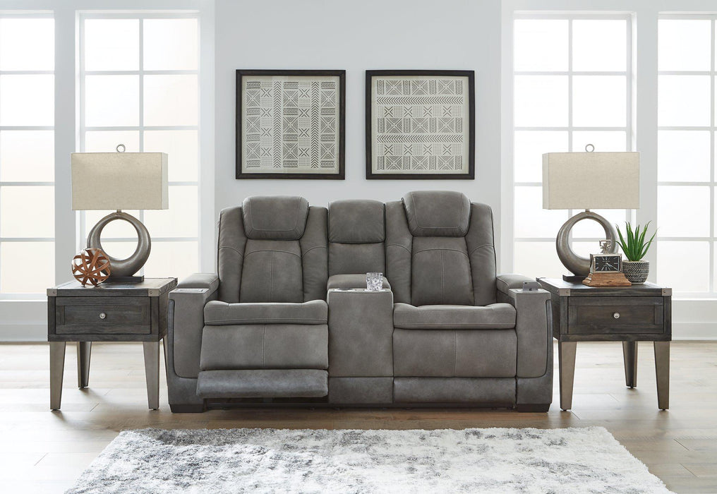 Next-Gen DuraPella Power Reclining Loveseat with Console - Golden Home Furniture (Columbus, OH) - Multi Location