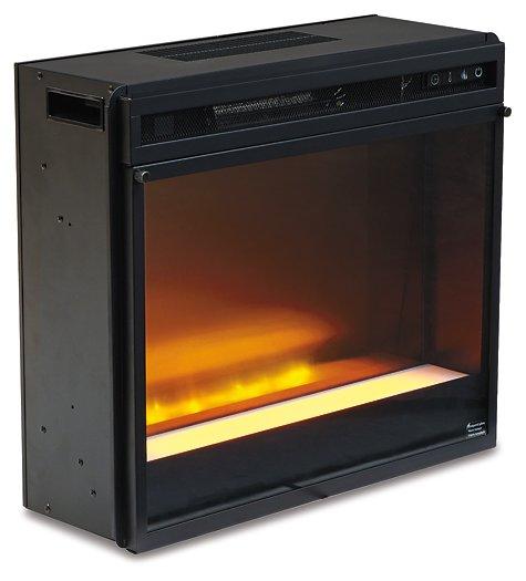 Wildenauer 76" TV Stand with Electric Fireplace - Golden Home Furniture 