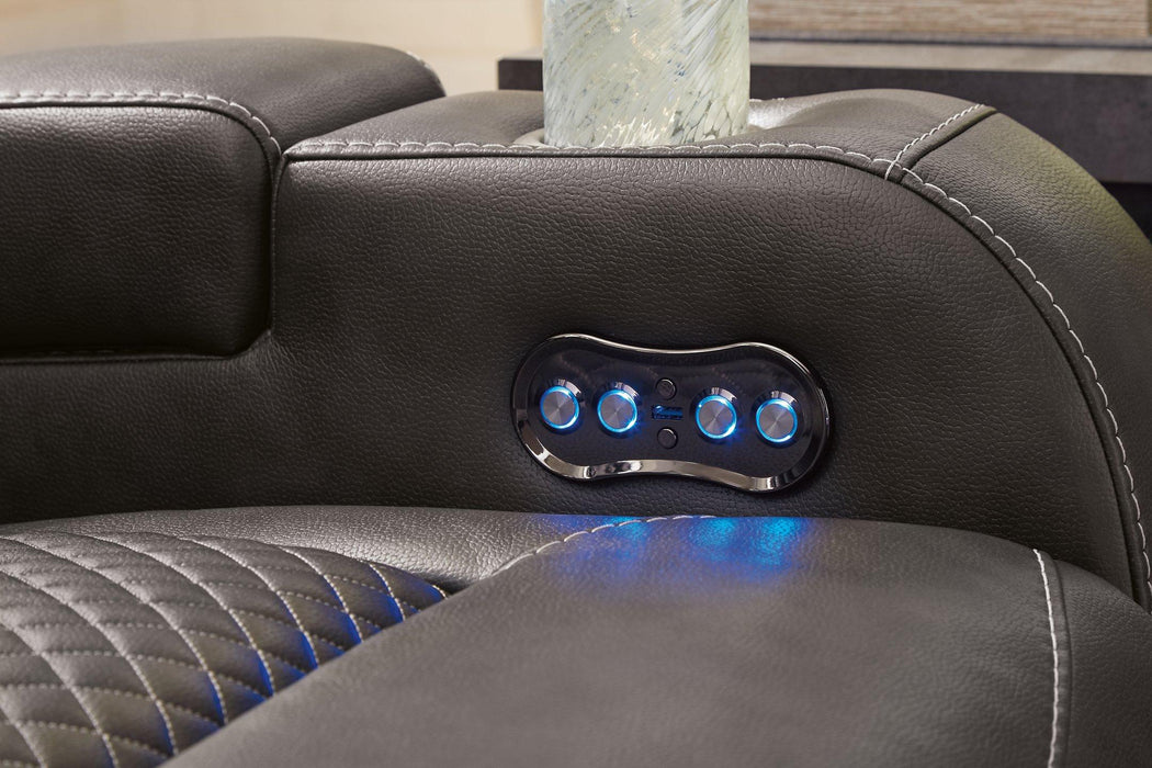 Fyne-Dyme Power Recliner - Golden Home Furniture (Columbus, OH) - Multi Location