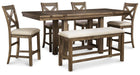 Moriville Counter Height Dining Set - Golden Home Furniture (Columbus, OH) - Multi Location