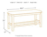 Moriville Counter Height Dining Set - Golden Home Furniture (Columbus, OH) - Multi Location