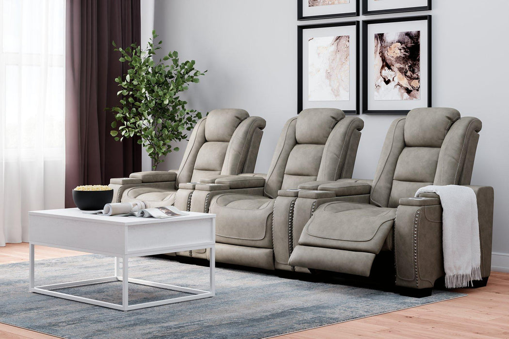 The Man-Den Living Room Set - Golden Home Furniture (Columbus, OH) - Multi Location
