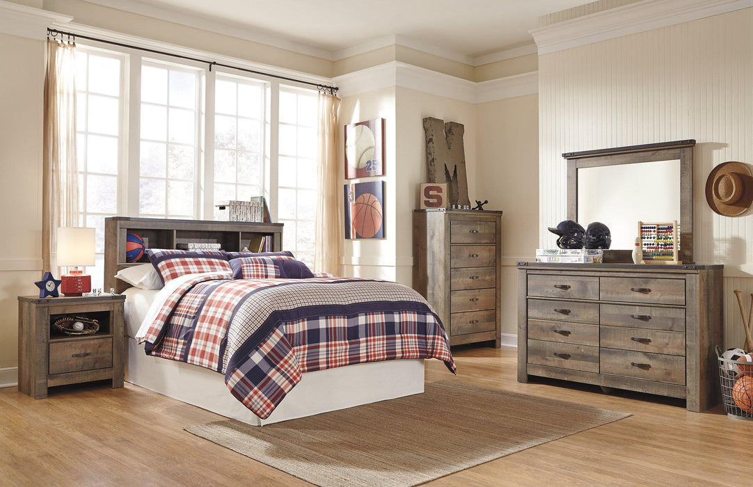 Trinell Bed with Storage - Golden Home Furniture 