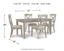 Parellen Dining Room Set - Golden Home Furniture (Columbus, OH) - Multi Location