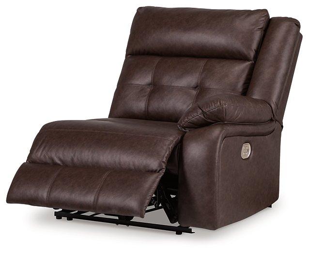 Punch Up Power Reclining Sectional Loveseat with Console - Golden Home Furniture 