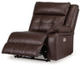 Punch Up Power Reclining Sectional Loveseat with Console - Golden Home Furniture 